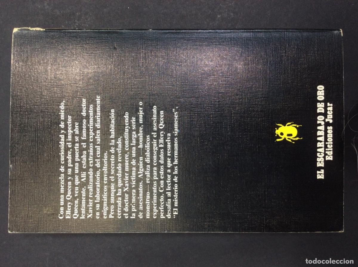 Libros: QUEEN, Ellery.- - El misterio de los hermanos siameses. - Foto 2