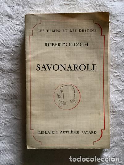 Libros: Savonarole - Roberto Ridolfi - Foto 1