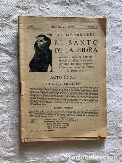 Libros: El santo de la Isidra - Carlos Arniches - Foto 1