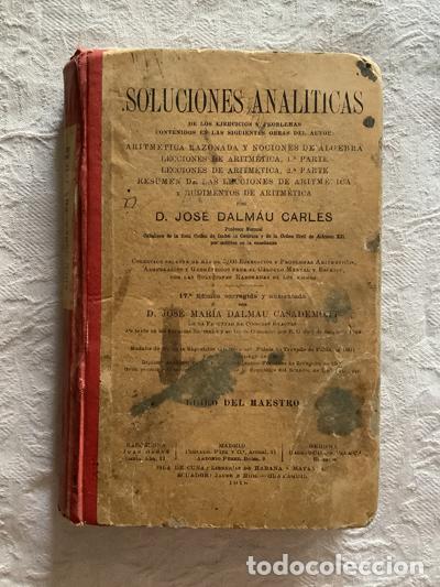 Libros: Soluciones anal&iacute;ticas - Jos&eacute; Dalmau Carles - Foto 1