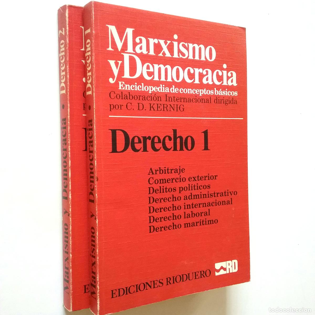 Libros: VV. AA. C. D. Kernig (dir.) - Marxismo y democracia. Enciclopedia de conceptos b&aacute;sicos: Derecho. Tom - Foto 1