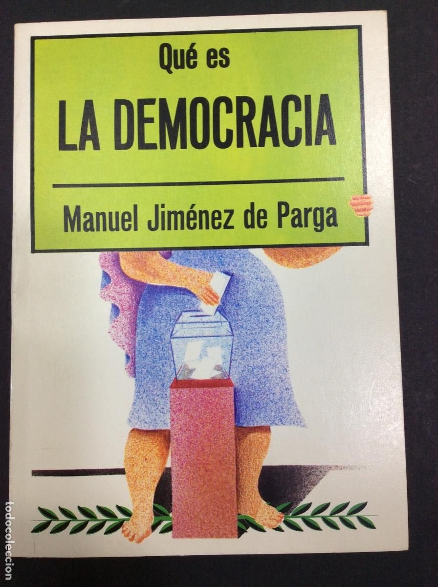 Libros: Qu&eacute; es la democracia. Manuel Jim&eacute;nez de Parga - Foto 1