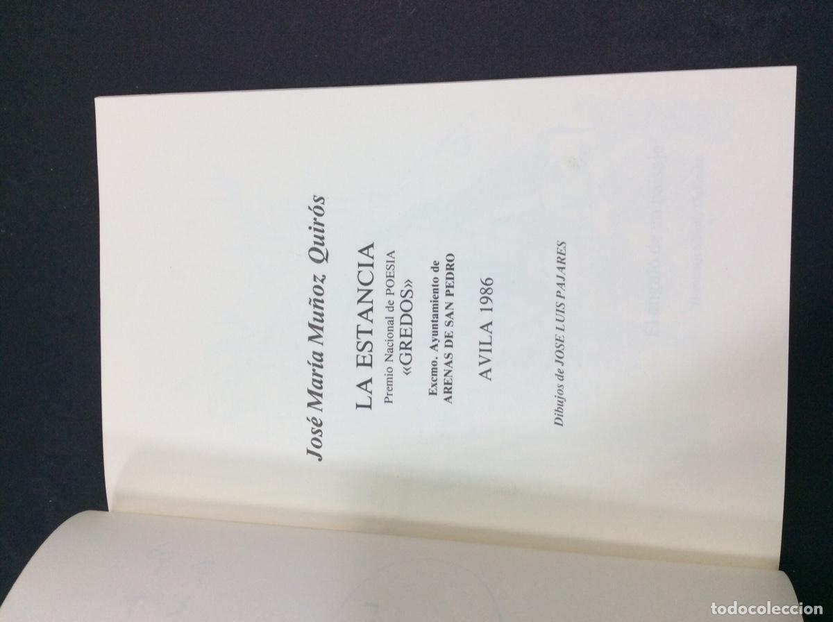 Libros: MU&Ntilde;OZ QUIR&Oacute;S, Jos&eacute; Mar&iacute;a.- - La Estancia. - Foto 3