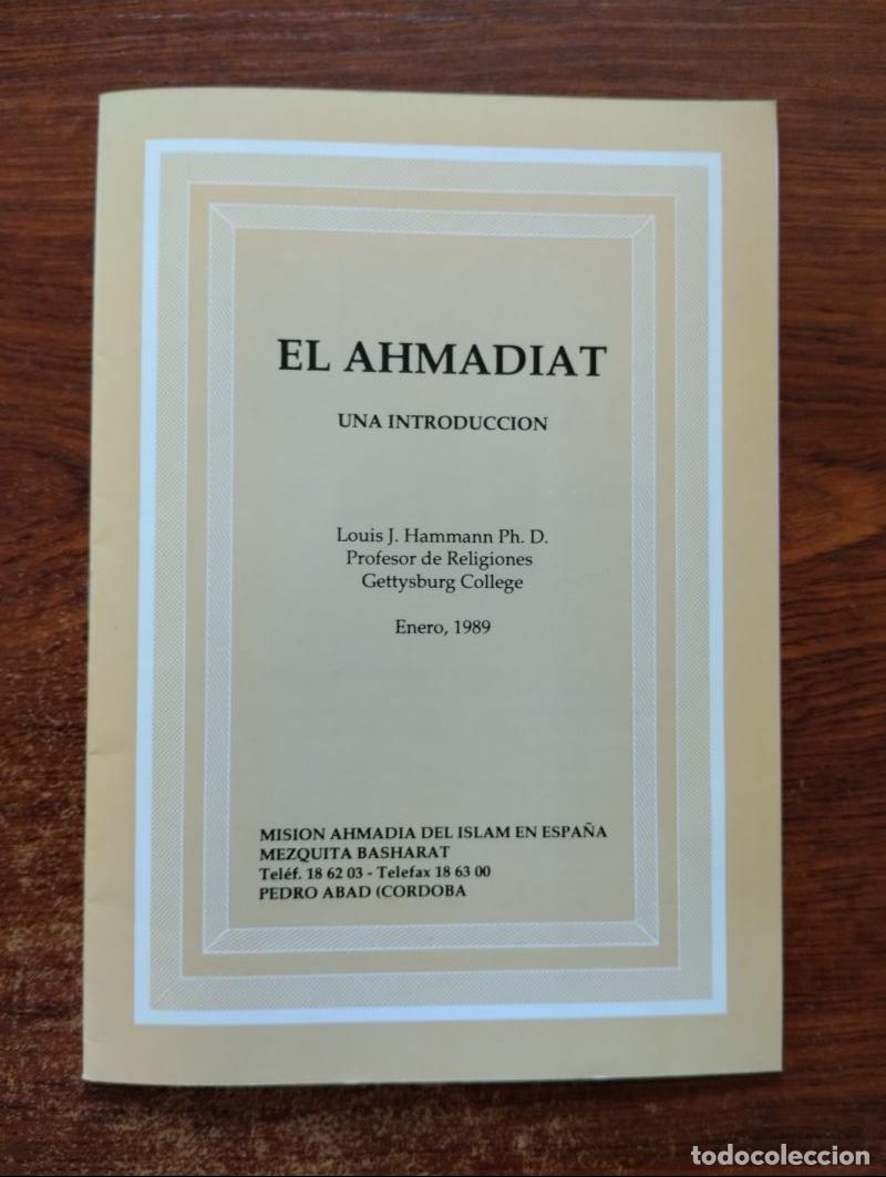 Libros: El ahmadiat. Una introducci&oacute;n - Foto 1