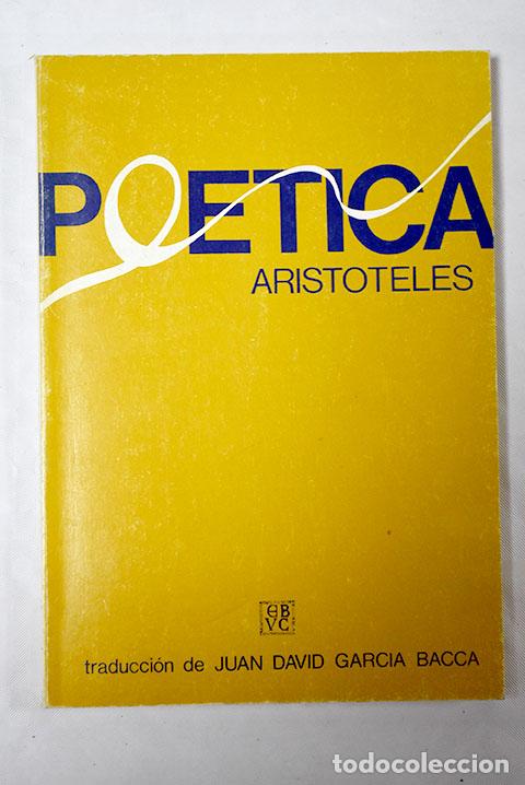 Libros: Po&eacute;tica: Arist&oacute;teles.- Arist&oacute;teles - Foto 1