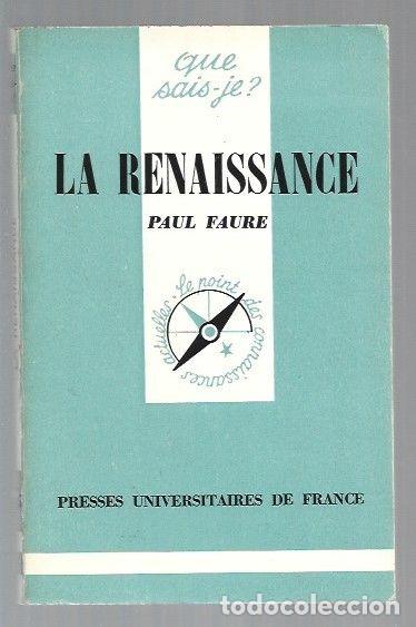 Libros: RENAISSANCE - LA - FAURE, PAUL - Foto 1