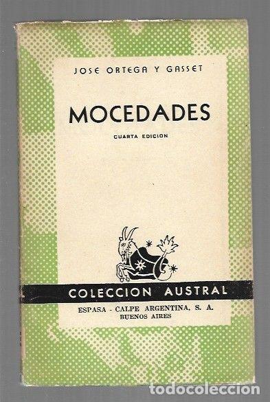 Libros: MOCEDADES - ORTEGA Y GASSET, JOSE - Foto 1