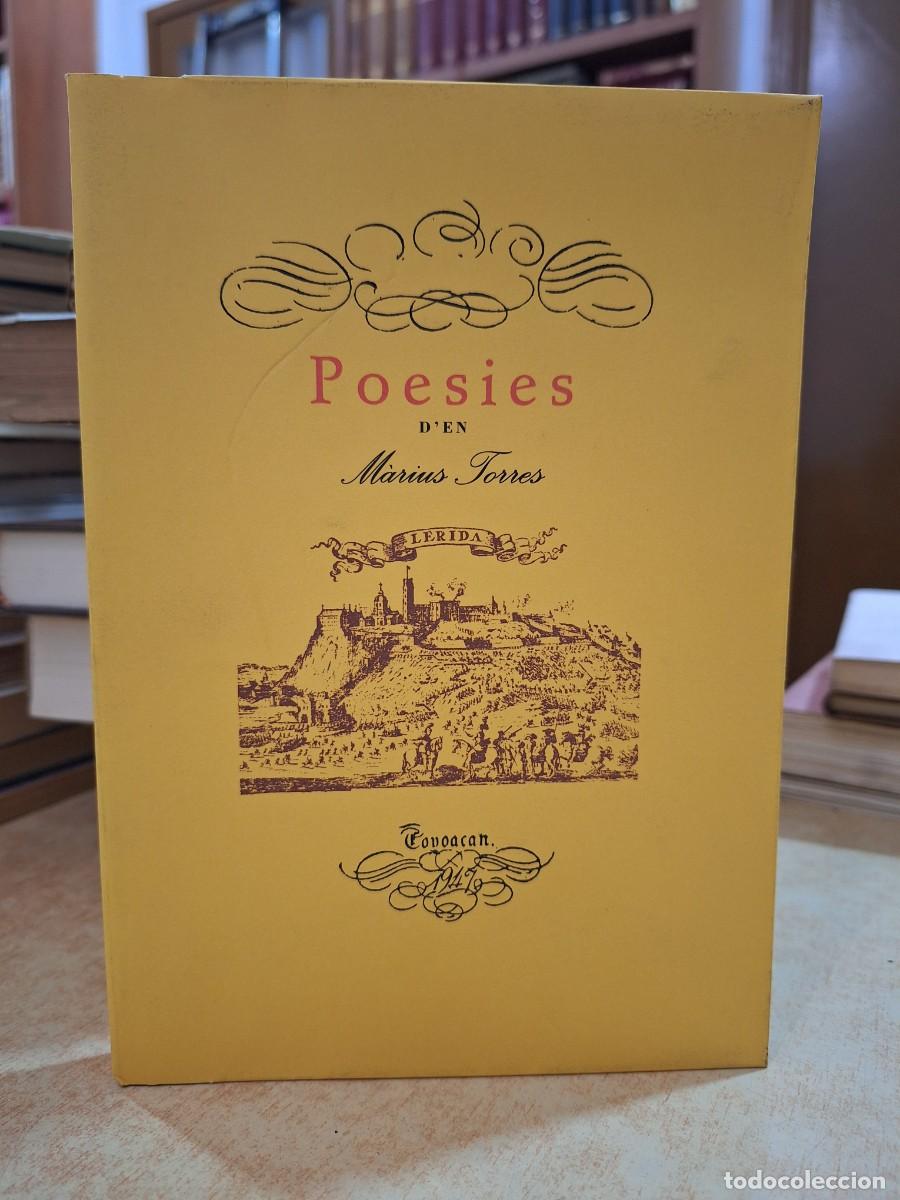 Libros: POESIES. Facs&iacute;mil de la primera edici&oacute;. - TORRES, M&Agrave;RIUS. - Foto 1