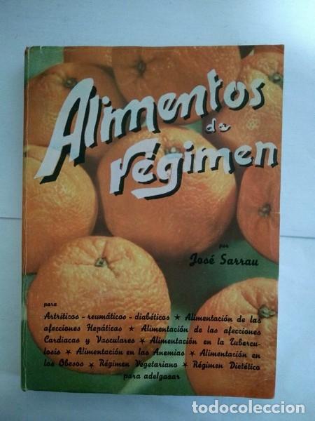 Libros: Alimentos de regimen - Jose Sarrau - Foto 1