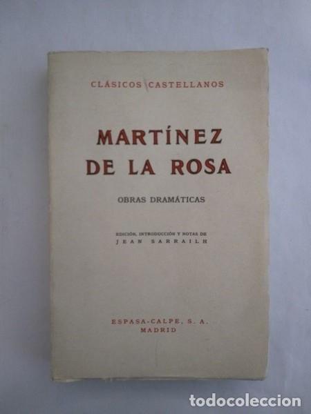 Libros: Obras dramaticas - Martinez de la Rosa - Foto 1