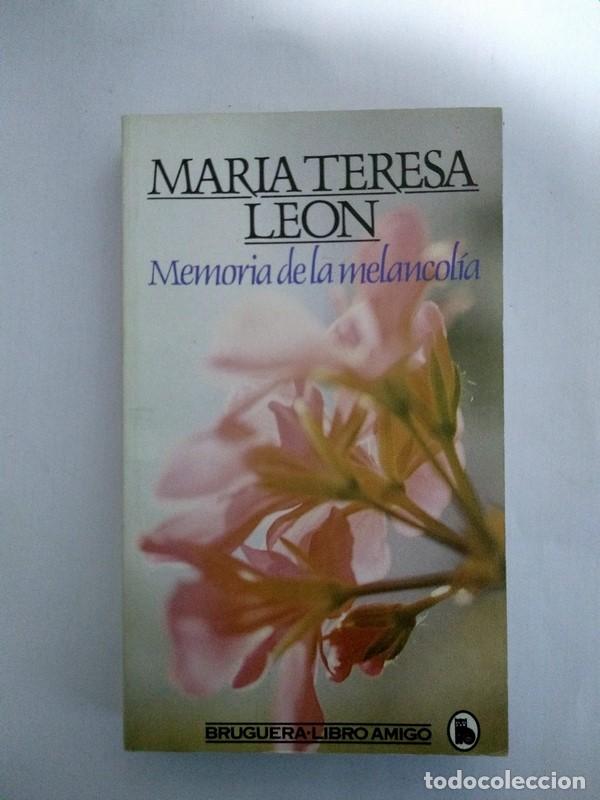 Libros: Memoria de la melancolia - Maria Teresa Leon - Foto 1
