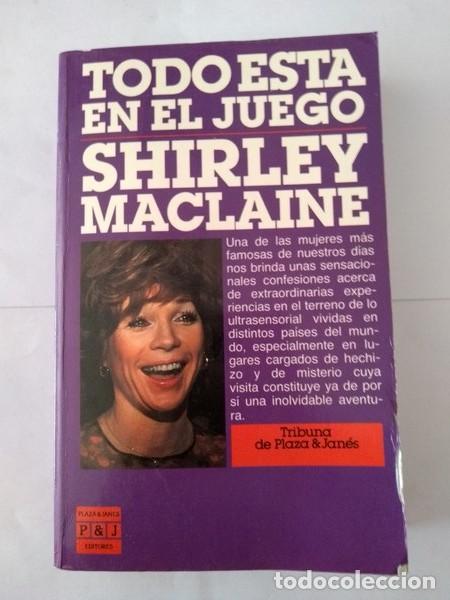 Libros: Todo esta en el juego - Shirley Maclaine - Foto 1