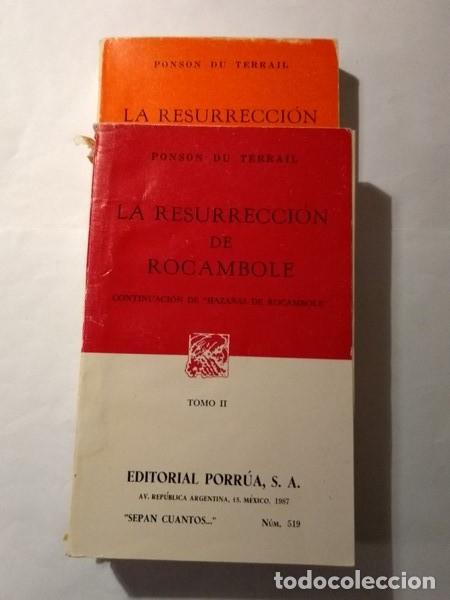 Libros: La resurreccion de Rocambole. 2 tomos - Ponson du Terrail - Foto 1