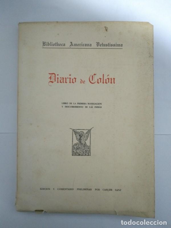 Libros: Diario de Col&oacute;n - Carlos Sanz - Foto 1