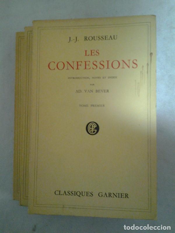 Libros: Les confessions. 3 tomos - Jean &ndash; Jacques Rousseau - Foto 1