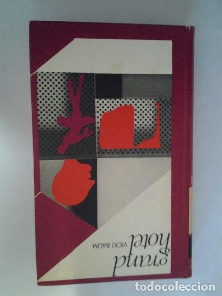 Libros: Grand hotel - Vicki Baum - Foto 1