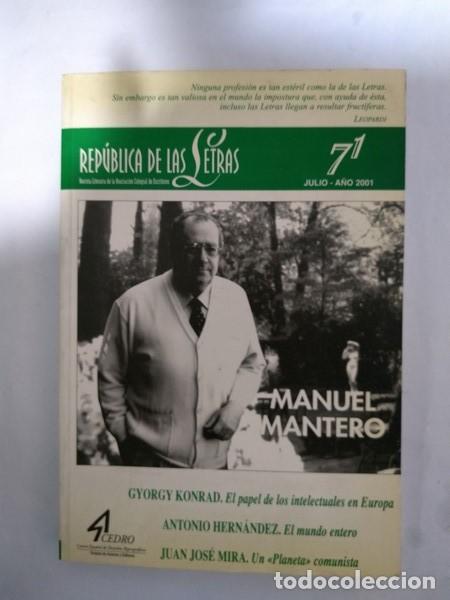 Libros: Republica de las letras - Manuel Mantero - Foto 1