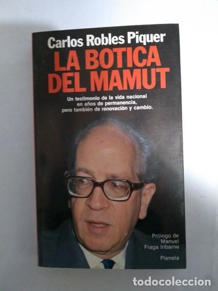 Libros: La botica del Mamut - Carlos Robles Piquer - Foto 1