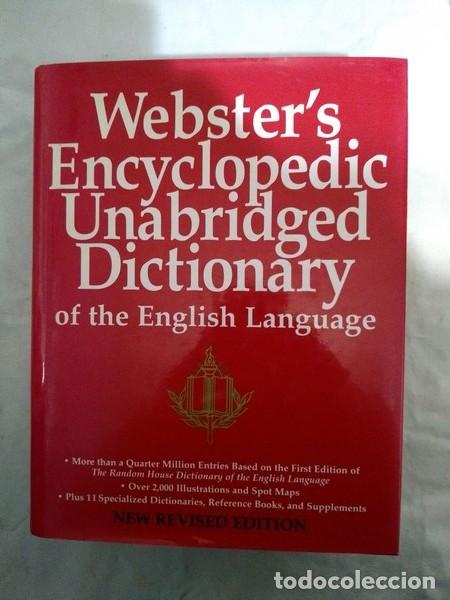 Libros: Websters Encyclopedic Unabridged Dictionary of English Language - Foto 1