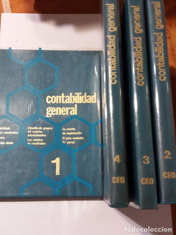 Libros: Contabilidad general. 4 tomos - Foto 1