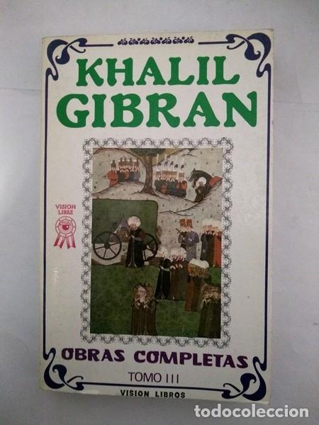 Libros: Obras completas. III - Khalil Gibran - Foto 1