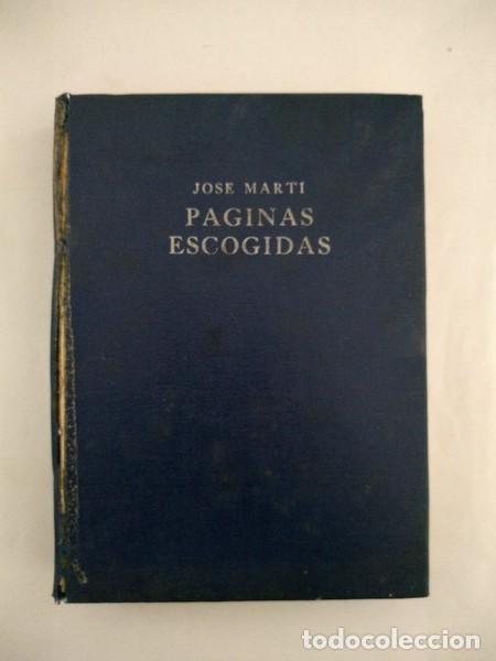 Libros: Paginas escogidas. II - Jose Marti - Foto 1