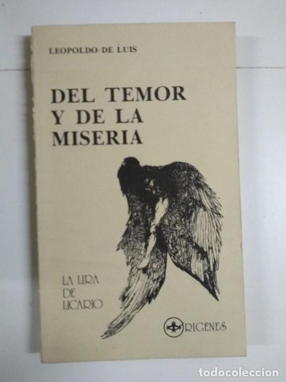 Libros: Del temor y de la miseria - Leopoldo de Luis - Foto 1