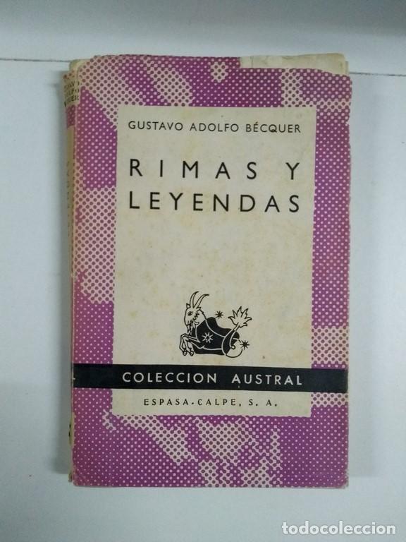 Libros: Rimas y leyendas - Gustavo Adolfo B&eacute;cquer - Foto 1