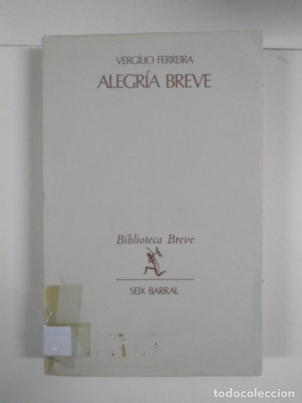 Libros: Alegr&iacute;a breve - Verg&iacute;lio Ferreira - Foto 1