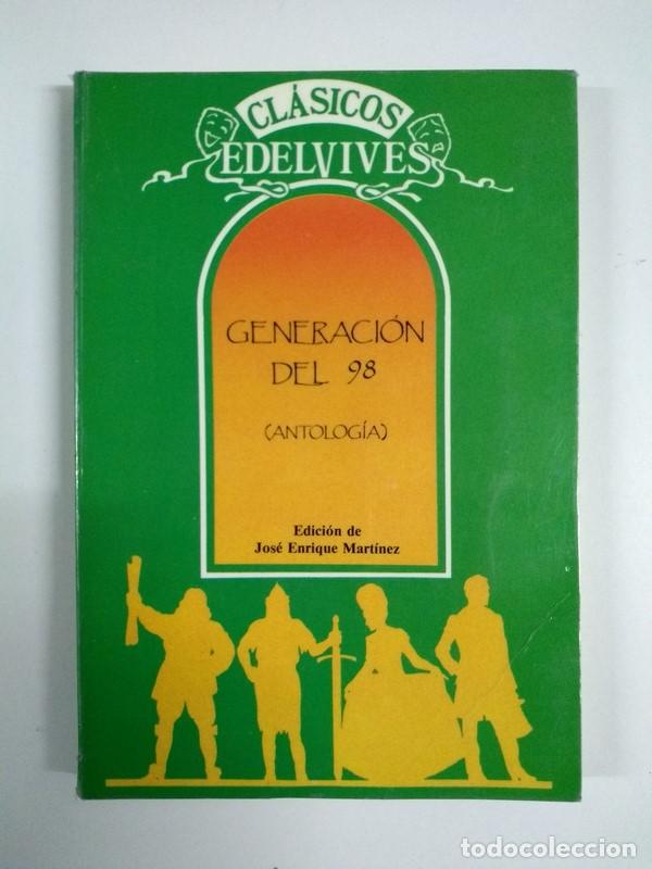 Libros: Generaci&oacute;n del 98 - (Antolog&iacute;a) - Foto 1