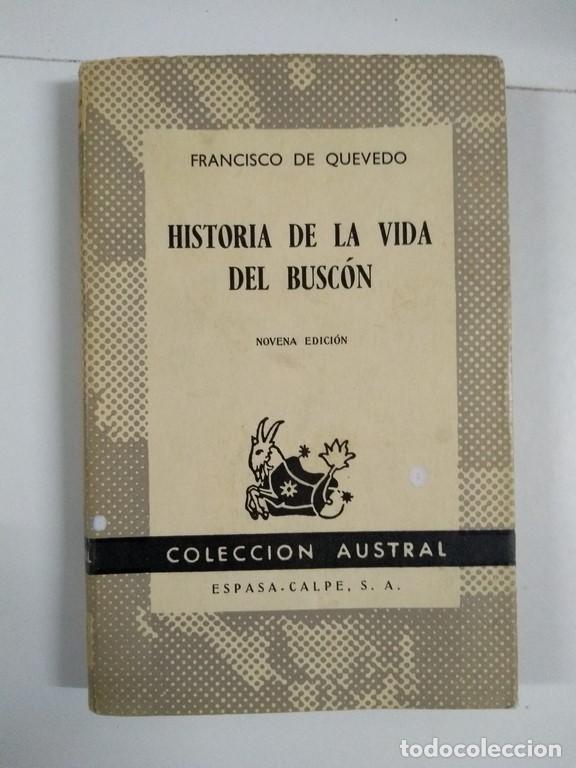 Libros: Historia de la vida del Busc&oacute;n - Francisco de Quevedo - Foto 1