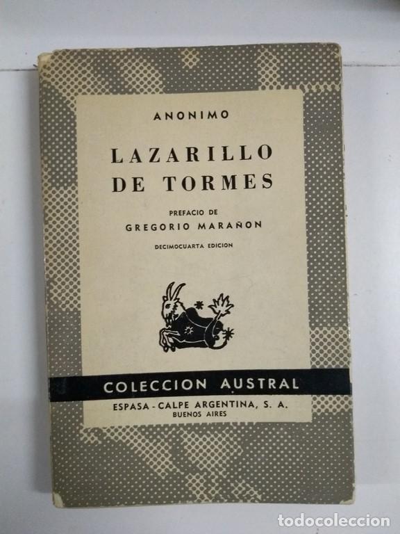 Libros: Lazarillo de Tormes - Anonimo - Foto 1