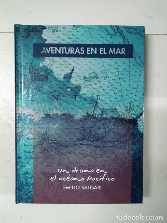 Libros: Un drama en el oc&eacute;ano pac&iacute;fico - Emilio Salgari - Foto 1
