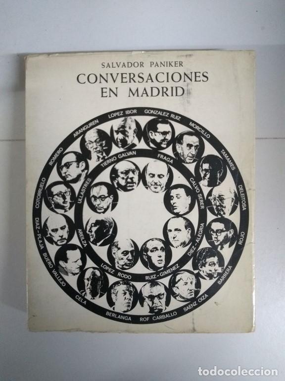 Libros: Conversaciones en Madrid - Salvador Paniker - Foto 1