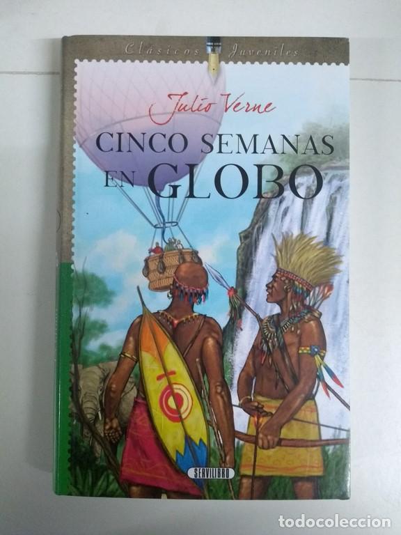 Libros: Cinco semanas en el globo - Julio Verne - Foto 1