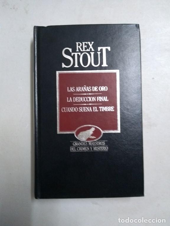 Libros: Las ara&ntilde;as de oro. La deducci&oacute;n final. Cuando suena el timbre, - Rex Stout - Foto 1