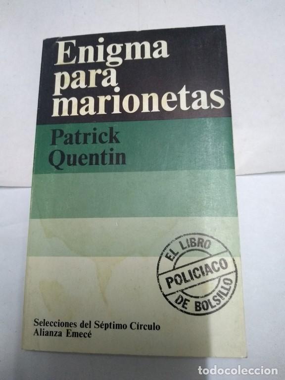 Libros: Enigma para marionetas - Patrick Quentin - Foto 1