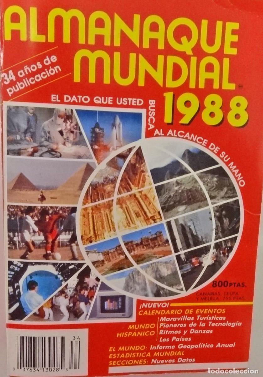 Libros: ALMANAQUE MUNDIAL 1988 - Foto 1