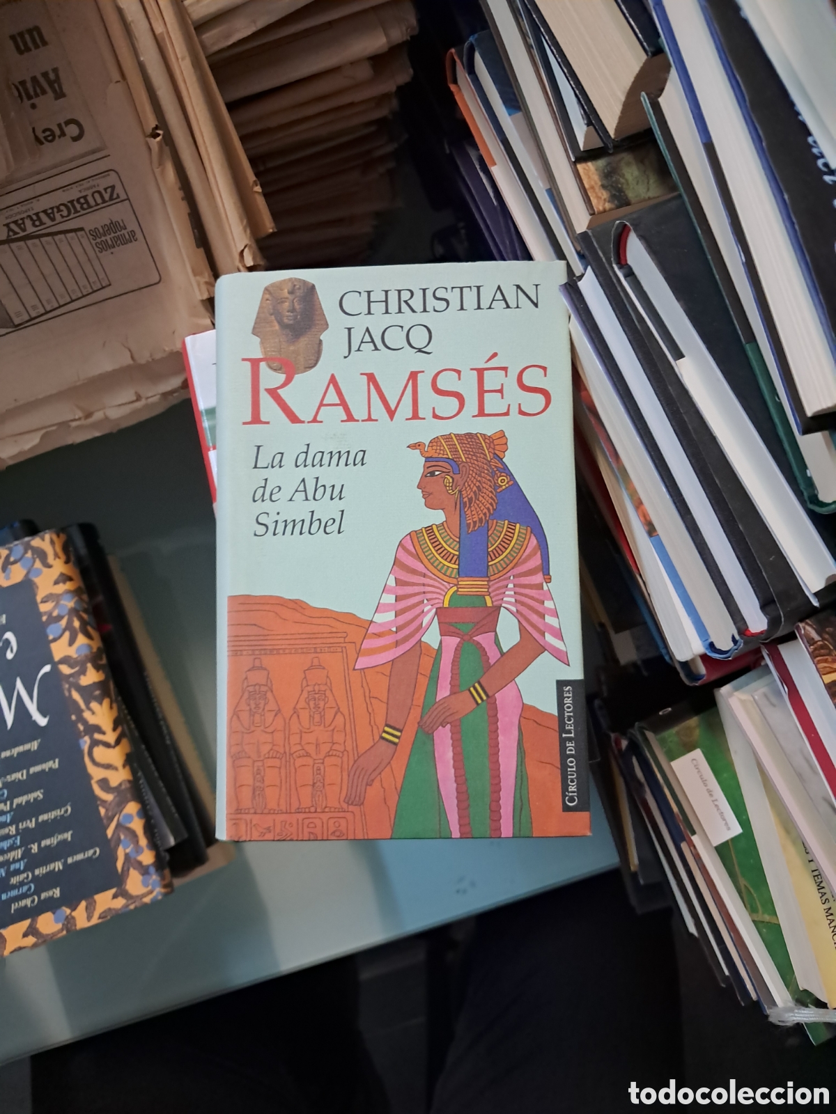 Libros: Christian Jacq, Ramses,la.dama de Abu Simbel,C&iacute;rculo de Lectores - Foto 1