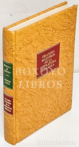 Libros: QUEVEDO, Francisco de. Antolog&iacute;a po&eacute;tica - Foto 1