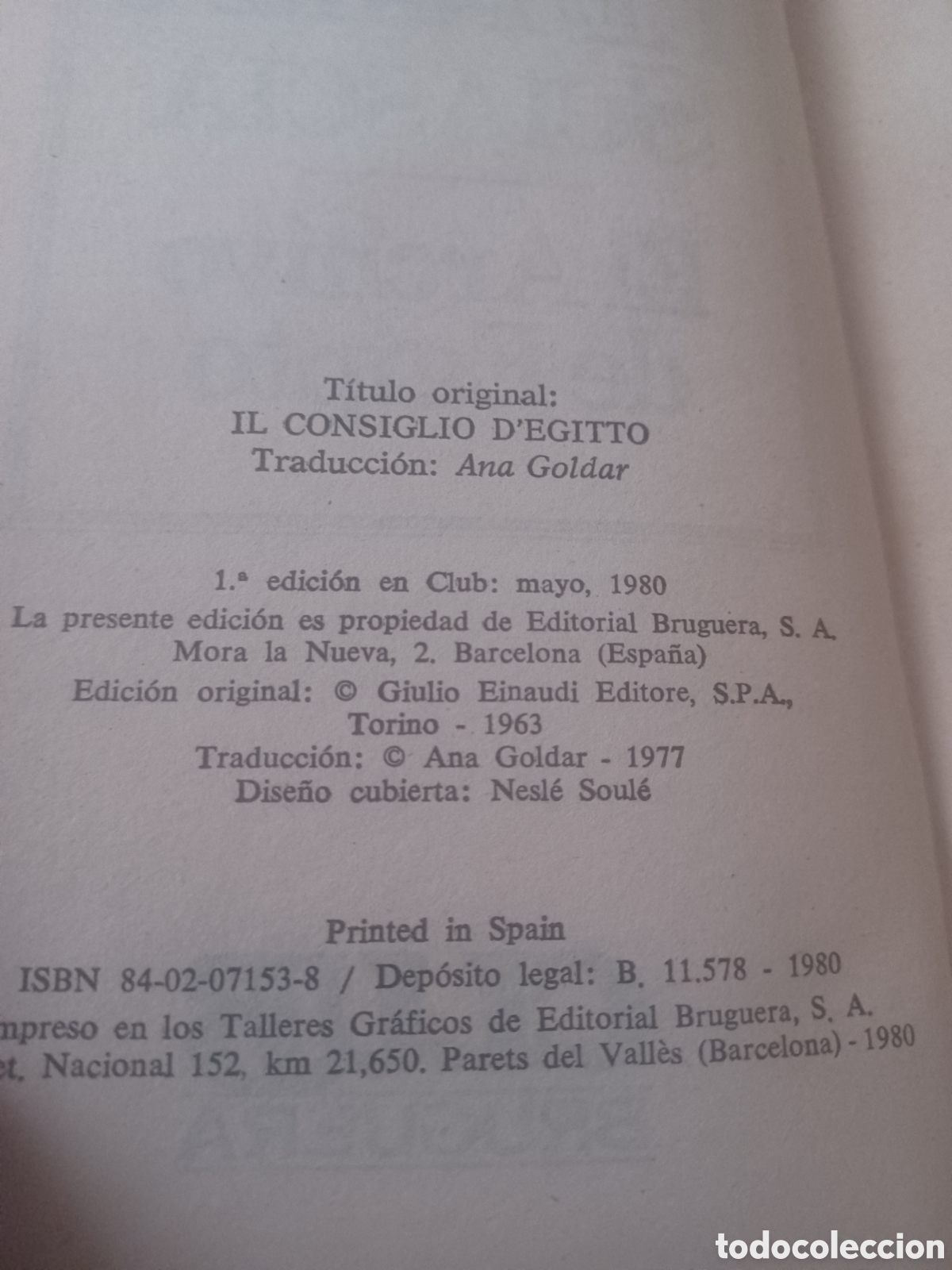 Libros: Barybook 310. El archivo de Egipto Leonardo sciascia - Foto 3