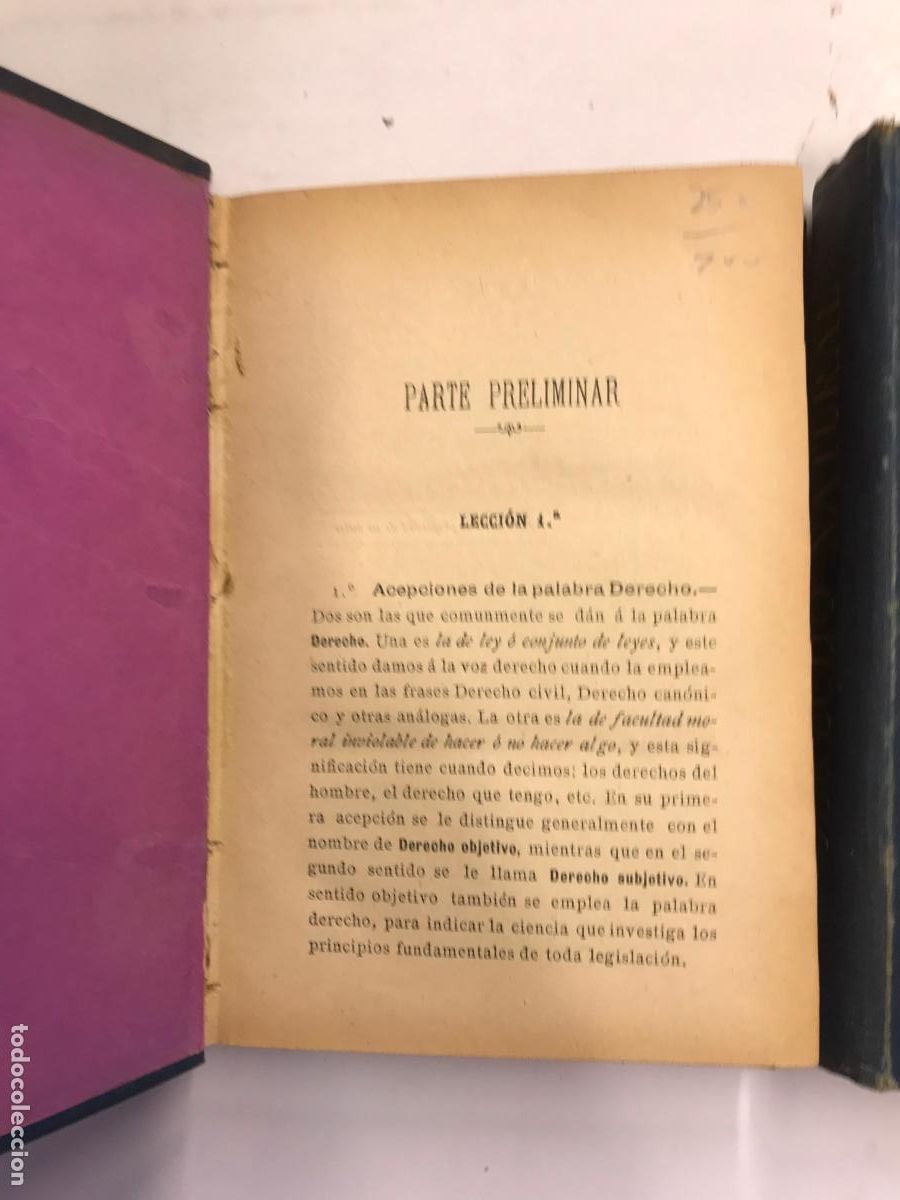 Libros: DERECHO NATURAL. 2 TOMOS. - R. RODR&Iacute;GUEZ DE CEPEDA. - Foto 2