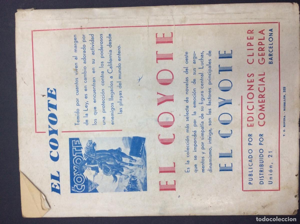 Libros: EL VALLE DE LA MUERTE. EL COYOTE. J. MALLORQU&Iacute;. EDICIONES CLIPER - Foto 2