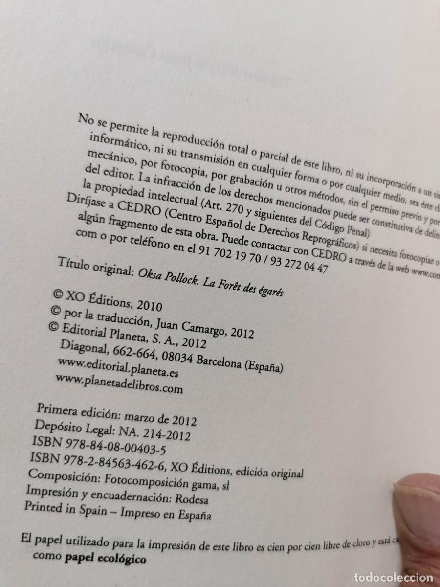 Libros: OKSA POLLOCK Y EL BOSQUE DE LOS PERDIDOS ANNE PLICHOTA CENDRINE WOLF PLANETA - Foto 3