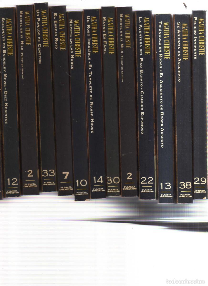 Libros: AGATHA CHRISTIE LOTE DE 18 EJEMPLARES PASTA BLANDA - Foto 1