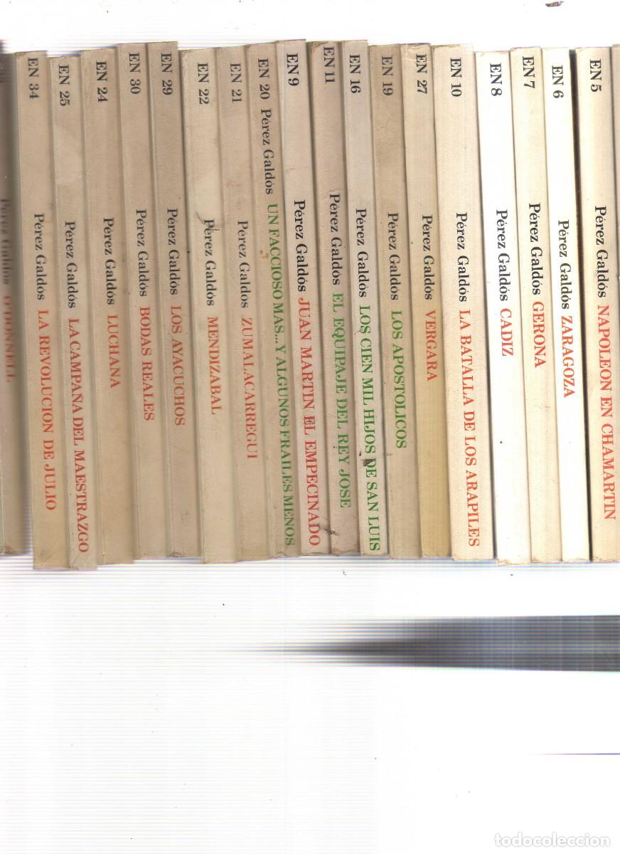 Libros: BENITO PEREZ GALDO LOTE DE 37 EJEMPLARES - Foto 1