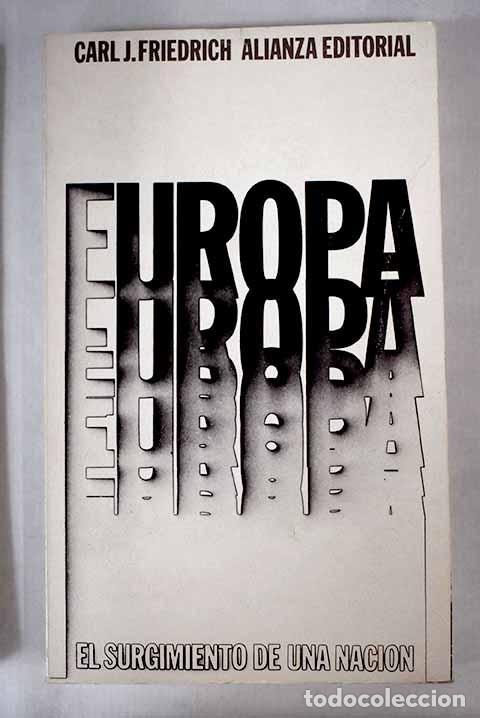 books: Europa: el surgimiento de una nación.- Friedrich, Carl J.