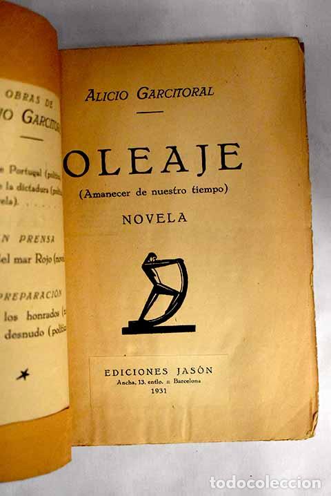 Libros: Oleaje (Amanecer de nuestro tiempo).- Garcitoral, Alicio - Foto 1