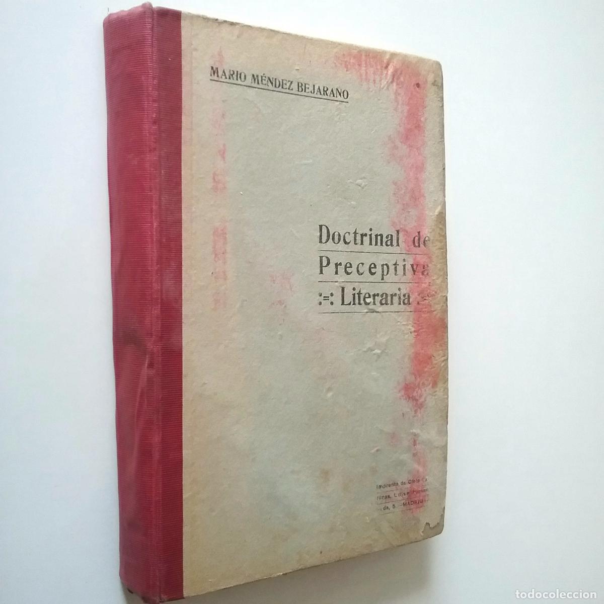 Libros: Maria M&eacute;ndez Bejarano - Doctrinal de preceptiva literaria - Foto 1