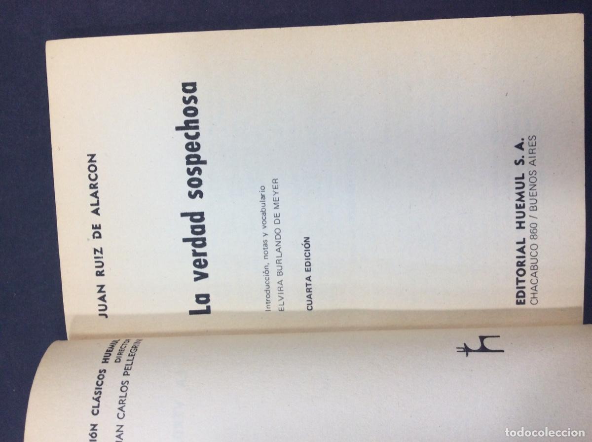 Libros: LA VERDAD SOSPECHOSA - JUAN RUIZ DE ALARCON - Foto 3